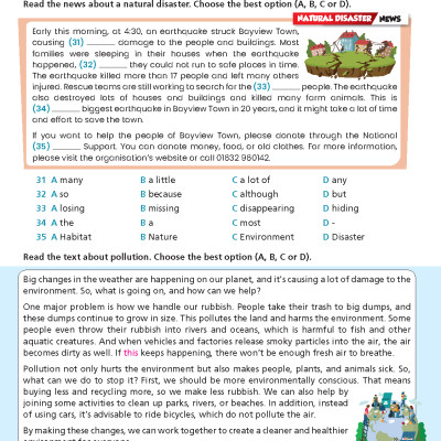 Bài tập Bổ trợ Tiếng Anh 9 Right On!