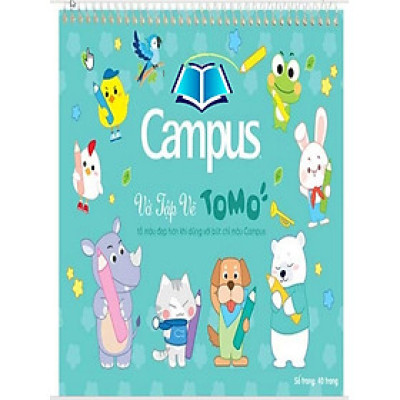Vở Vẽ Lò Xo A4 Hồng Hà, Campus