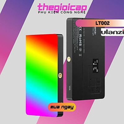 Đèn LED Đổi Màu RGB (2500K-9000K) - Đèn trợ sáng tích hợp 20 loại hiệu ứng ánh sáng động độc đáo Ulanzi LT002 RGB - Hàng Nhập Khẩu