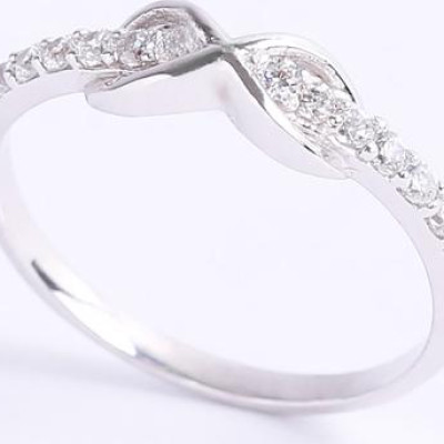 Nhẫn bạc vô cực tiny Gix Jewel N08