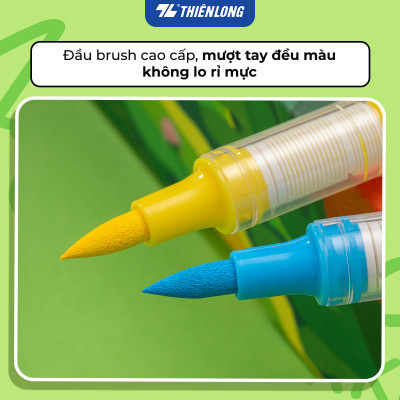 Acrylic Markers Bút sơn/ Bút lông 12/24/36 màu ThiênLong Colokit - Màu sắc tươi sáng, Mượt tay đều màu