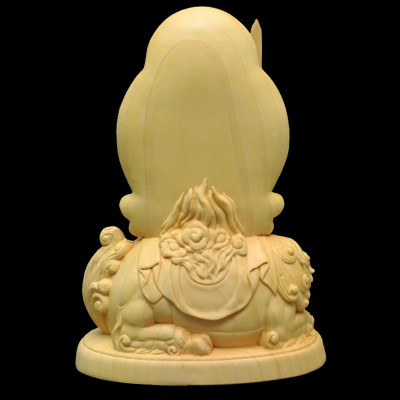 Tượng phật Phổ Hiền Bồ Tát cưỡi voi bằng gỗ Hoàng Dương V550