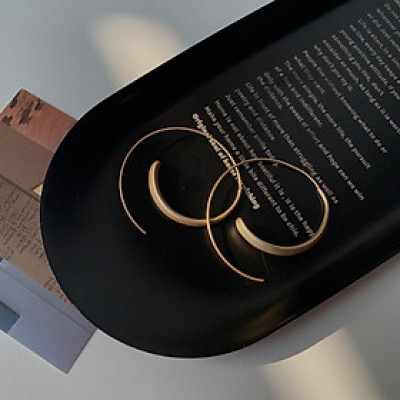 Earring, Khuyên tai nữ dáng tròn thời trang