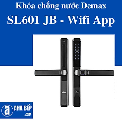Khóa cửa chống nước Demax SL601 JB - Wifi App. Hàng Chính Hãng
