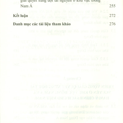 Giải Quyết Xung Đột Tài Nguyên Ở Khu Vực Đông Nam Á (Resolving Resource Conflicts In Southeast Asia) (Sách chuyên khảo)