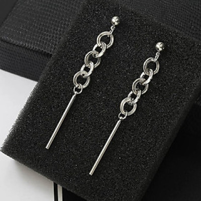 Bông tai xích tổ ong mắt lớn độc lạ 