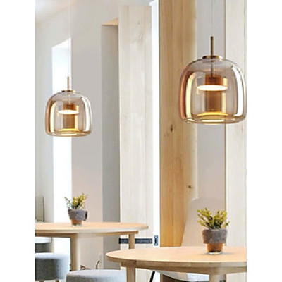 Đèn thả thuỷ tinh trang trí phòng khách phòng ngủ bàn ăn pha lê SuperVilighting phong cách hiện đại