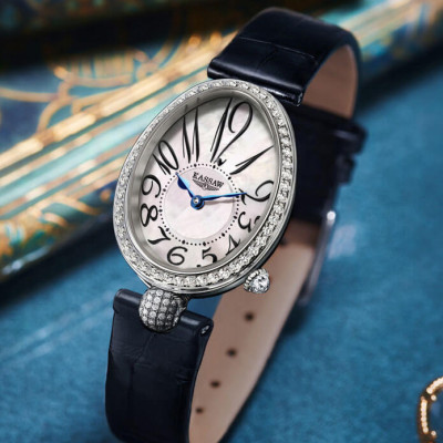 Đồng hồ nữ chính hãng KASSAW K825-1 Fullbox, Kính sapphire ,chống xước,chống nước,dây da xịn, Đồng hồ cơ (Automatic),Mới 100%,Bảo hành 24 tháng