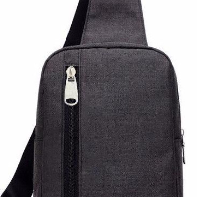 Combo Balo Thời Trang Hàn Quốc PRAZA - BL167 (Xám phối Đen) Và Túi Đeo Chéo PRAZA - DC095 (Đen)