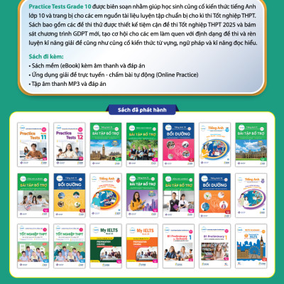 Sách - Dtpbooks - Practice Tests Grade 10