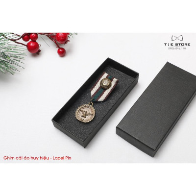 Ghim cài áo vest - ghim huy hiệu - Full box