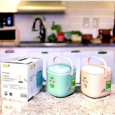 NồI Cơm Điện bé Bennix BN-006GC, Công Suất 200W, Dung Tích 0.6L Phù Hợp 1 - 2 Người Ăn Hàng chính hãng