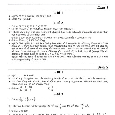 Giúp Em Giỏi Toán Lớp 5 - Vở Ôn Tập Cuối Tuần Và Trải Nghiệm Giải Quyết Vấn Đề (Dùng Chung Cho Các Bộ SGK Hiện Hành) - HA