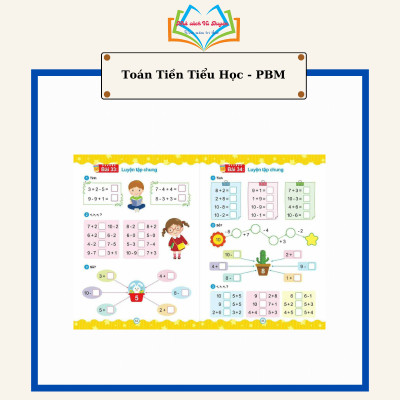 Sách - Toán Tiền Tiểu Học - Cho Bé 5-6 Tuổi Chuẩn Bị Vào Lớp 1