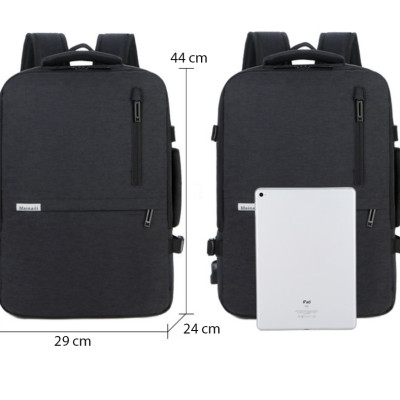 Ba lô nam thông minh đa chức năng phong cách mới tích hợp sạc usb tiện dụng (15"6 inh)