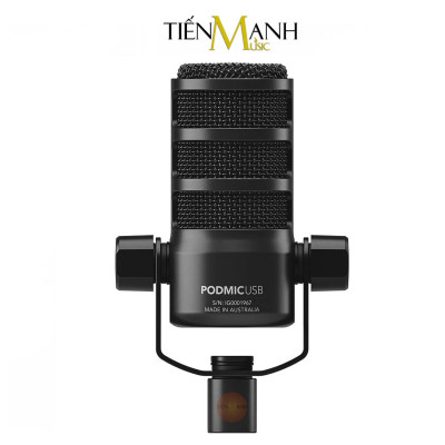 Micro Rode Podmic USB - Mic Thu Âm Dynamic Pod Mic Podcast Livestream Phòng Thu Studio Microphone Hàng Chính Hãng