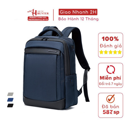 Balo học sinh Arctic Hunter chất liệu Oxford chống nước, có cổng USB - B00478
