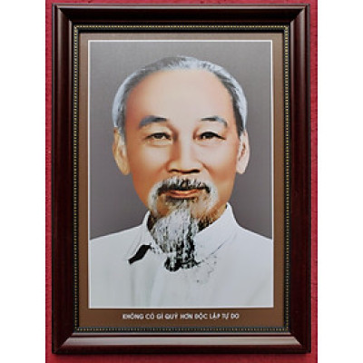 ẢNH CHÂN DUNG  - CHỦ TỊCH HỒ CHÍ MINH KÍNH YÊU