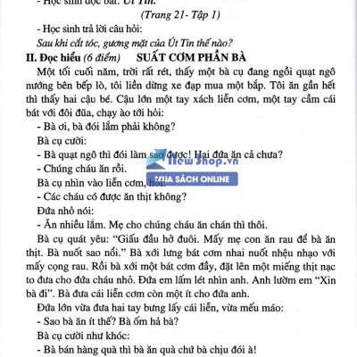 Đề Kiểm Tra Môn Tiếng Việt Lớp 2 (Bám Sát SGK Chân Trời Sáng Tạo) - HA
