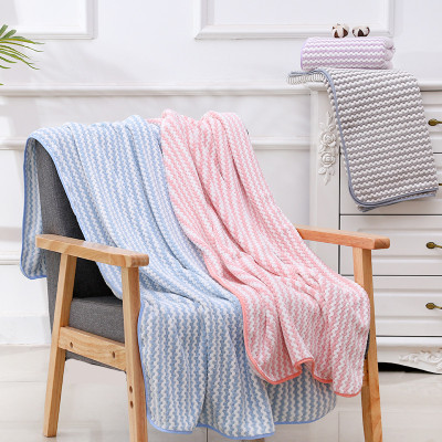 Khăn tắm bông san hô 70x140 cm Loại Xịn Dầy Siêu Thấm Hút PaKaSa - Hàng chính hãng