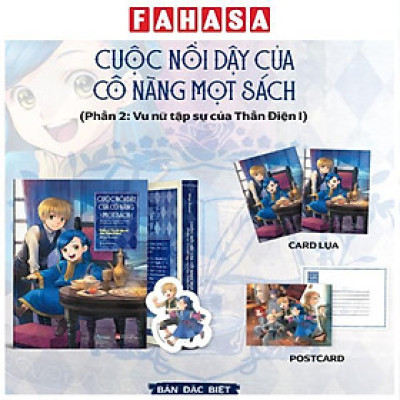 Sách - Cuộc Nổi Dậy Của Cô Nàng Mọt Sách - Tôi Sẽ Làm Mọi Cách Để Trở Thành Thủ Thư - Phần 2.1 - Vu Nữ Tập Sự Của Thần Điện I - Bản Đặc Biệt - Tặng Kèm Bookmark + Postcard + Card Lụa