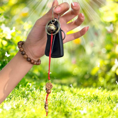 Dây đeo điện thoại, móc khóa, trang trí dây kéo túi sách trầm hương phong thủy An Nhiên Decor