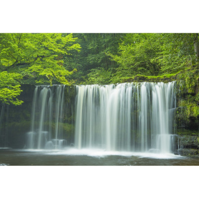 (HCM)Tranh dán tường 3d thác nước  trang trí phù hợp mọi không gian (Có in theo yêu cầu)