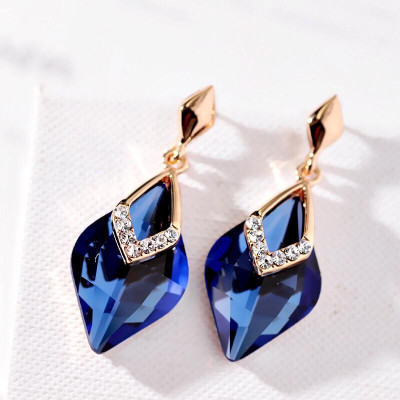 Bông Tai Pha Lê Hàn Quốc Không Gây Dị Ứng Da ( PK08)