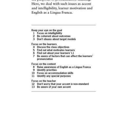 Mark Hancock’s 50 Tips For Teaching Pronunciation - Pocket Editions