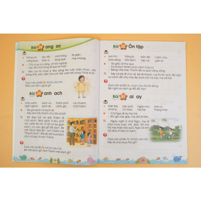 Sách - Vở Luyện Đọc Lớp 1 (5 bộ: Kết Nối - Cánh Diều - Phát Triển - Bình Đẳng - Sáng Tạo)