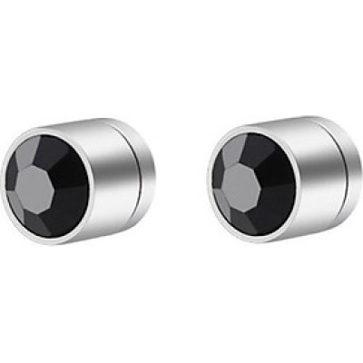 Bông Tai Nam Châm Hít Tai Đính Đá Chất Liệu Thép Titan Không Rỉ TT 1688 - 1 cặp