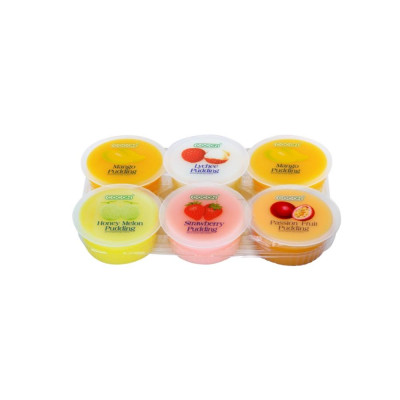 Combo 5 Lốc Thạch vỉ Trái Cây Cocon Nata de Coco Pudding Assorted