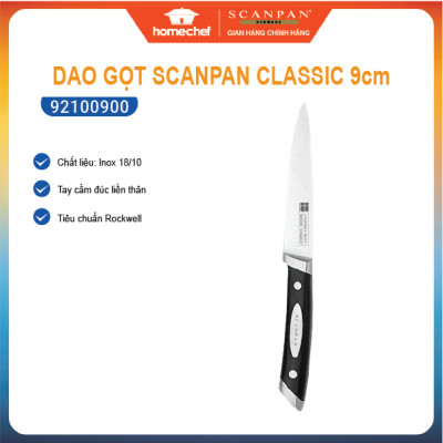 Dao thái, dao gọt hoa quả đa năng Scanpan 9cm 92100900, thép không gỉ cao cấp