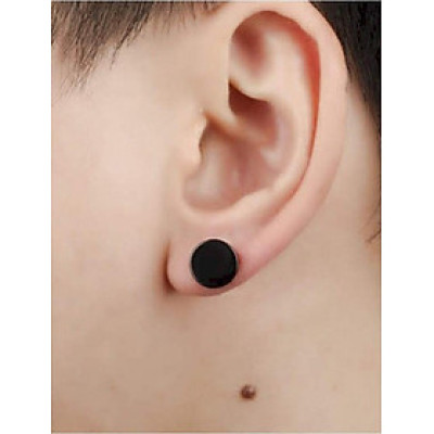 Bộ 2 chiếc bông tai tạ inox 7mm hàn quốc BT38