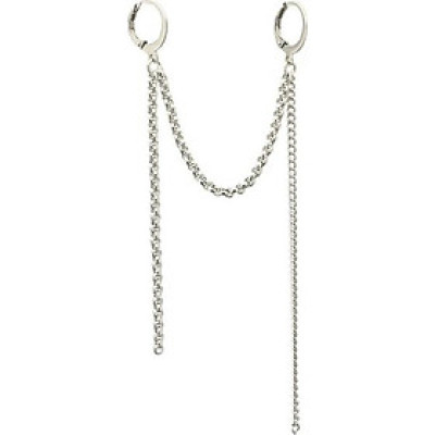 Bông tai thần tượng chữ M basic