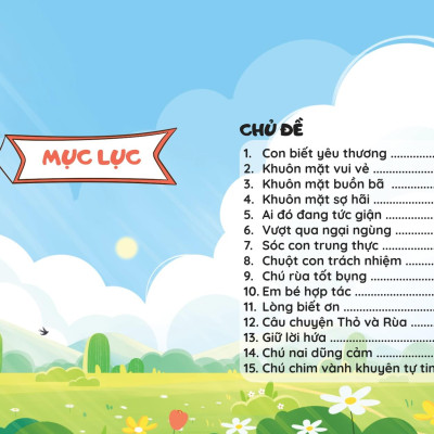 Sách - Kỹ Năng Sống Dành Cho Trẻ Mầm Non - Dạy Bé Bài Học Đạo Đức Và Cảm Xúc - Con Biết Yêu Thương Mọi Người