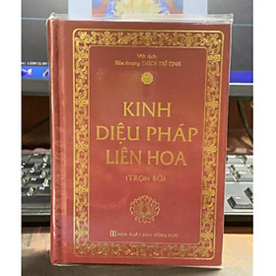 Sách - Kinh Diệu Pháp Liên Hoa - Bìa Cứng - Khổ Nhỏ - Chính Thông Book