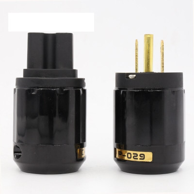 SOAIY Bộ Đầu Jack Nguồn Âm Thanh Dùng Cho Amplifer JAPAN - Jack nguồn P029-C029 - Hàng Nhập Khẩu