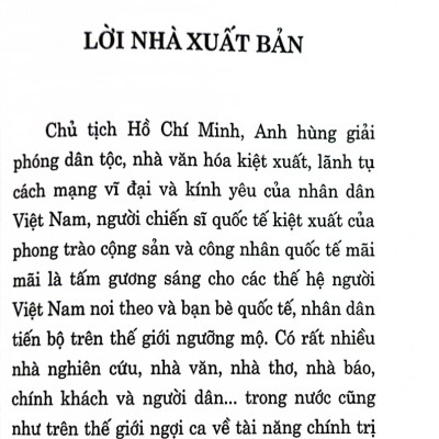 Hồ Chí Minh - Vĩ đại một con người