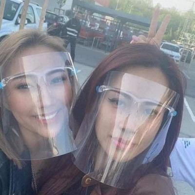 Kính che mặt chống giọt bắn có gọng gương, an toàn, dễ sử dụng