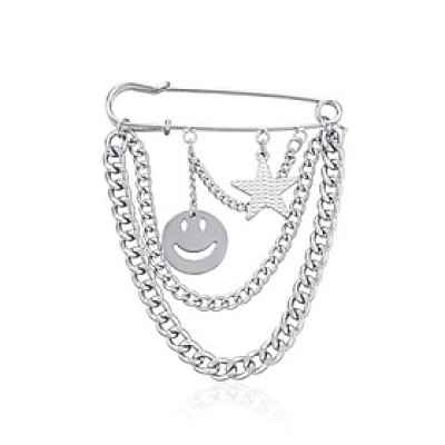 Cài áo icon smile  star ghim cài quần áo cài mũ cài giày ghim trang trí phụ kiện balo túi xách đa năng