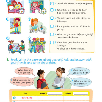 Bài tập bổ trợ Tiếng Anh 5 Extra and Friends