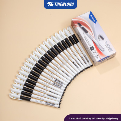 Combo 5/10/20 Bút Gel Thiên Long GEL-012 ngòi 0.5mm mực xanh đỏ đen tím có đệm cầm tay mềm đầu bi cao cấp