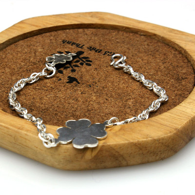 Lắc Tay Lắc Chân Trẻ Em Khắc Tên Theo Yêu cầu Bạc Hiểu Minh LTE093