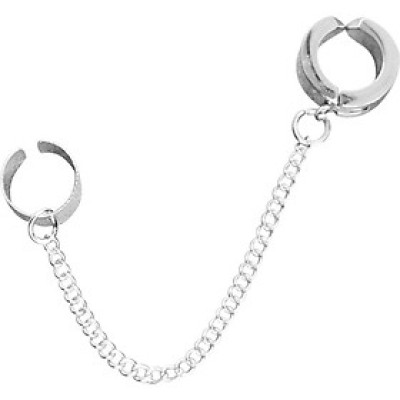 Bông tai không cần xỏ khuyên phong cách đường phố