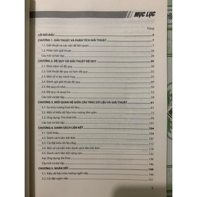 Sách - Giáo trình cấu trúc dữ liệu và giải thuật