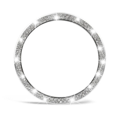 Khung viền bezel ( benzen ) đính hạt 42mm và dây Milanese 20mm dành cho Samsung Galaxy Watch 4 42mm