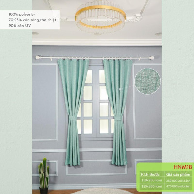 Rèm may sẵn  130x200cm các màu