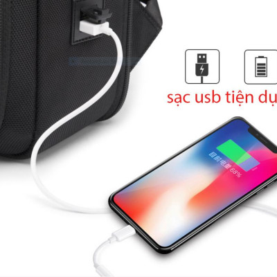 Ba lô thông minh đa năng siêu cao cấp nam sạc USB tiện dụng chứa máy tính 14 đến 17 inh