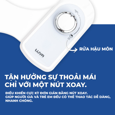 Thiết Bị Vòi Rửa Thông Minh Phiên Bản Tiết Kiệm LUVA Bidet LB101